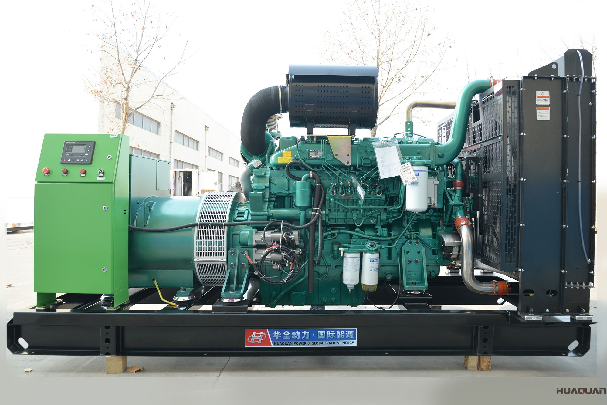 2018年4月15日華全動力500kw自動化發電機組發往江蘇