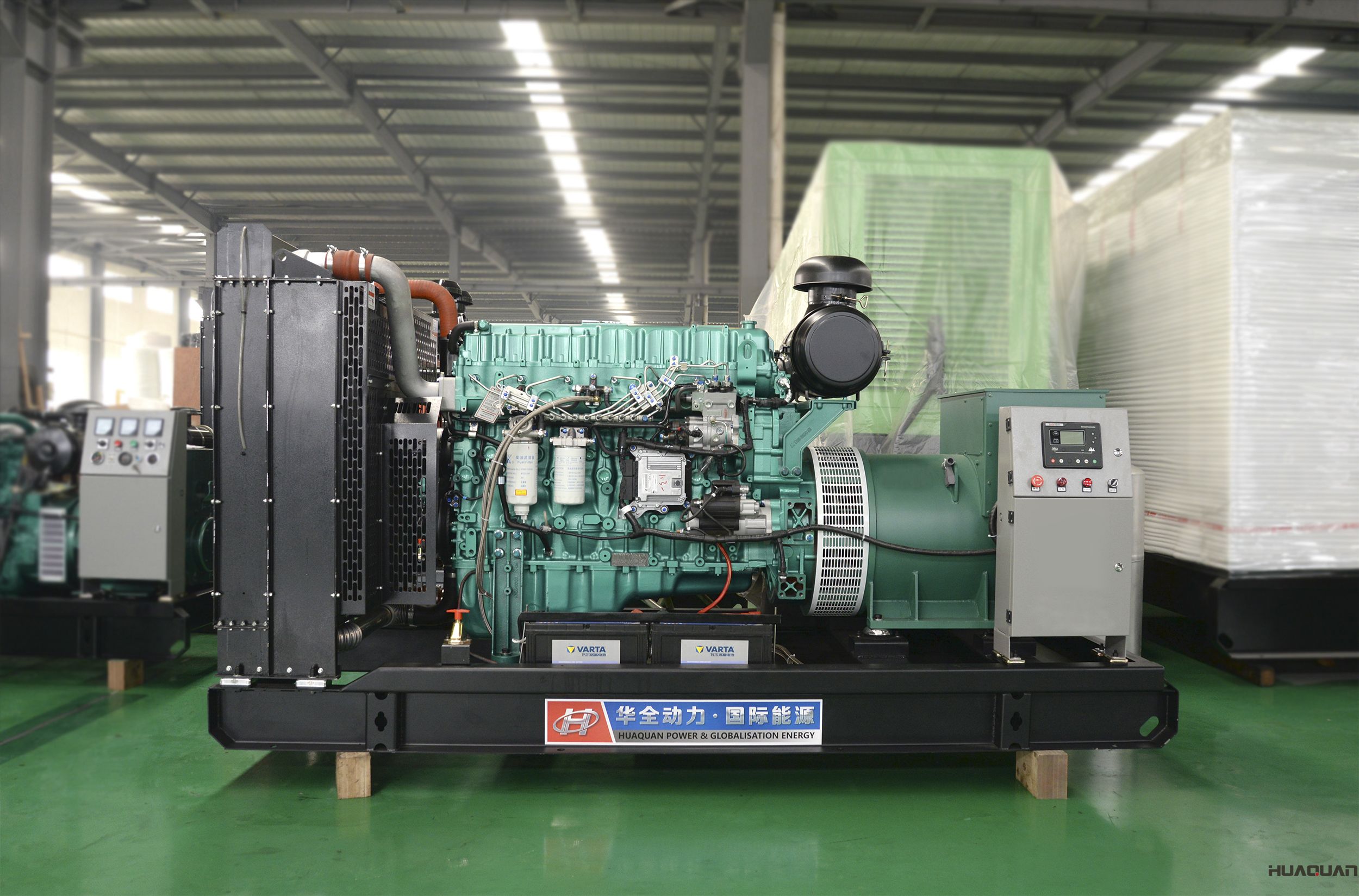 華全動(dòng)力300kw立柜四保護(hù)發(fā)電機(jī)組于2018年4月7日發(fā)往湖北