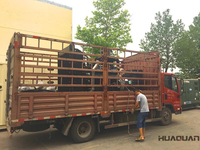 一臺HQ800GF自啟動柴油發電機組在6.30發四川省遂寧市