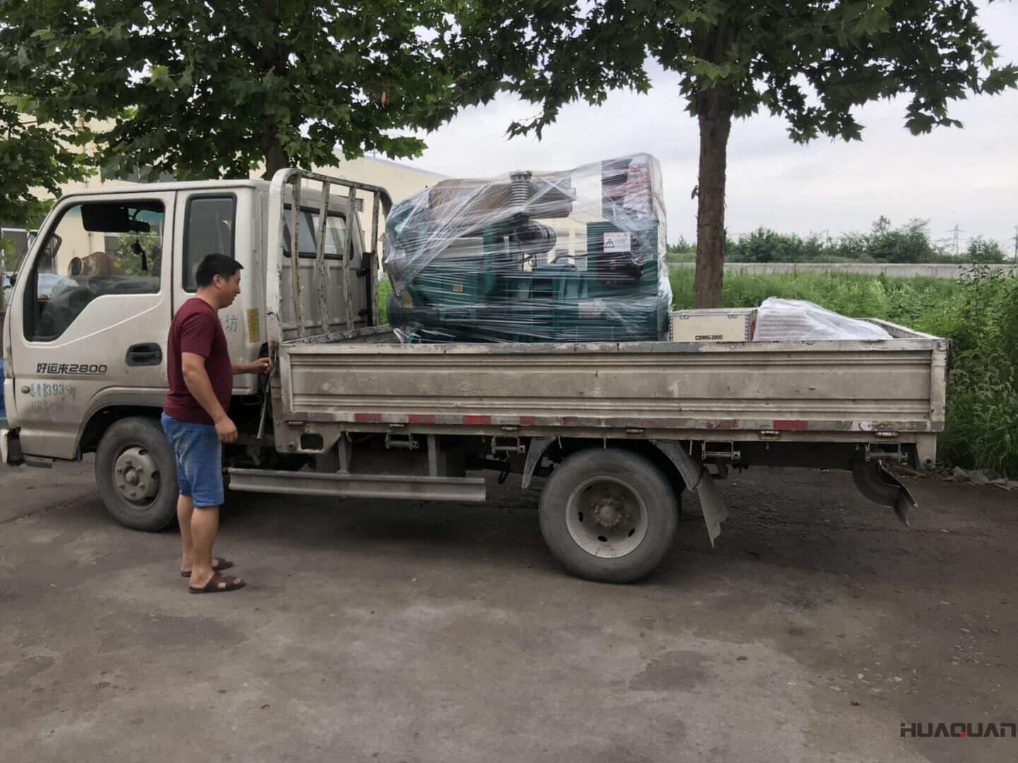 發貨了！一臺HQ300GF自動化發型柴油機水泵于7月14號發往河北