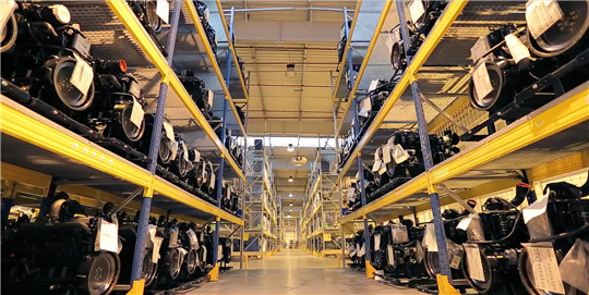 華全發(fā)電機組智慧倉庫