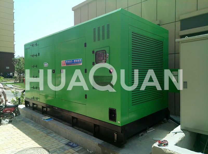 安徽省阜南縣某小學350kW發電機組電站項目